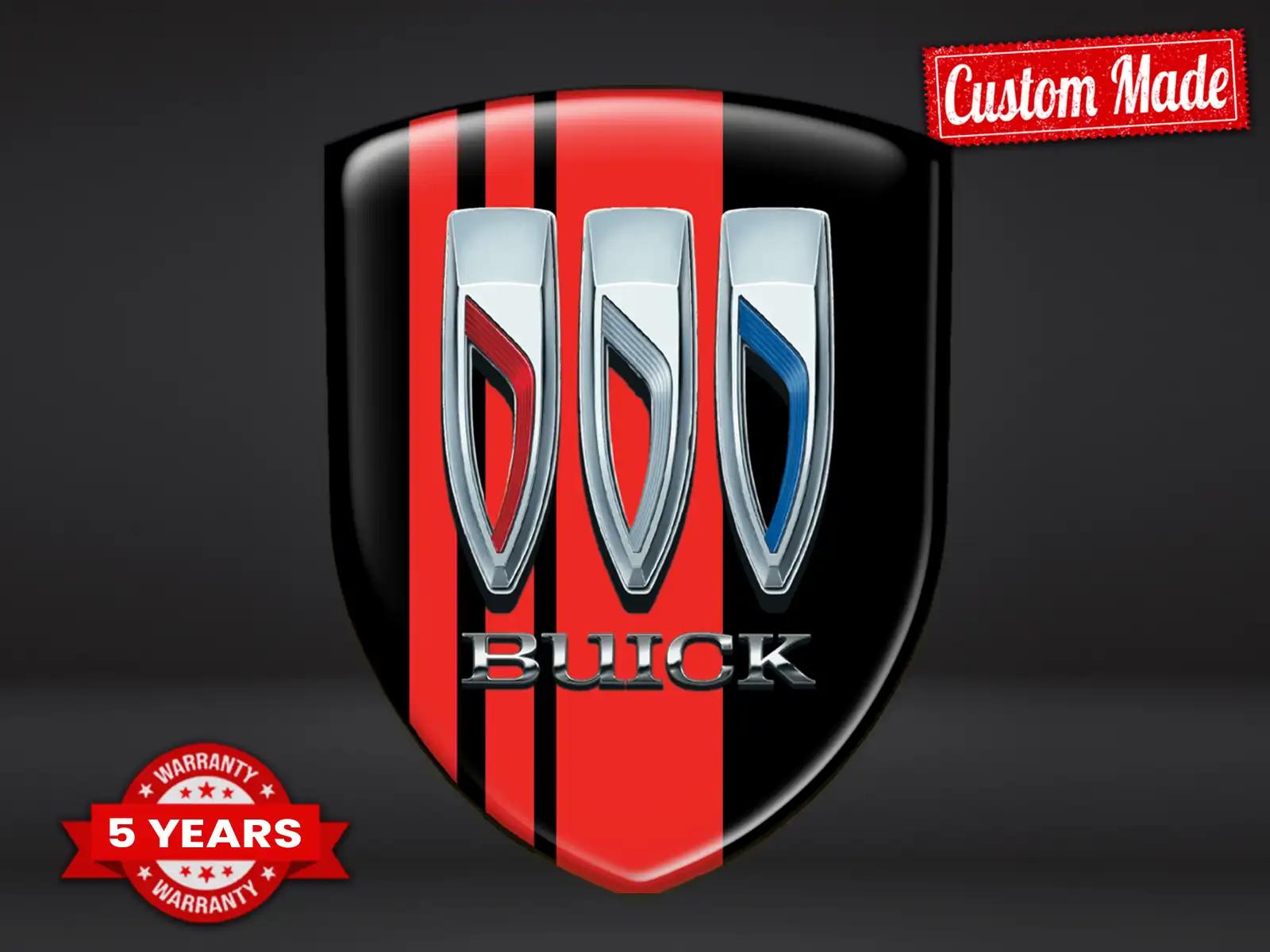 Buick Emblemas Auto Universal Alta Calidad Resistentes